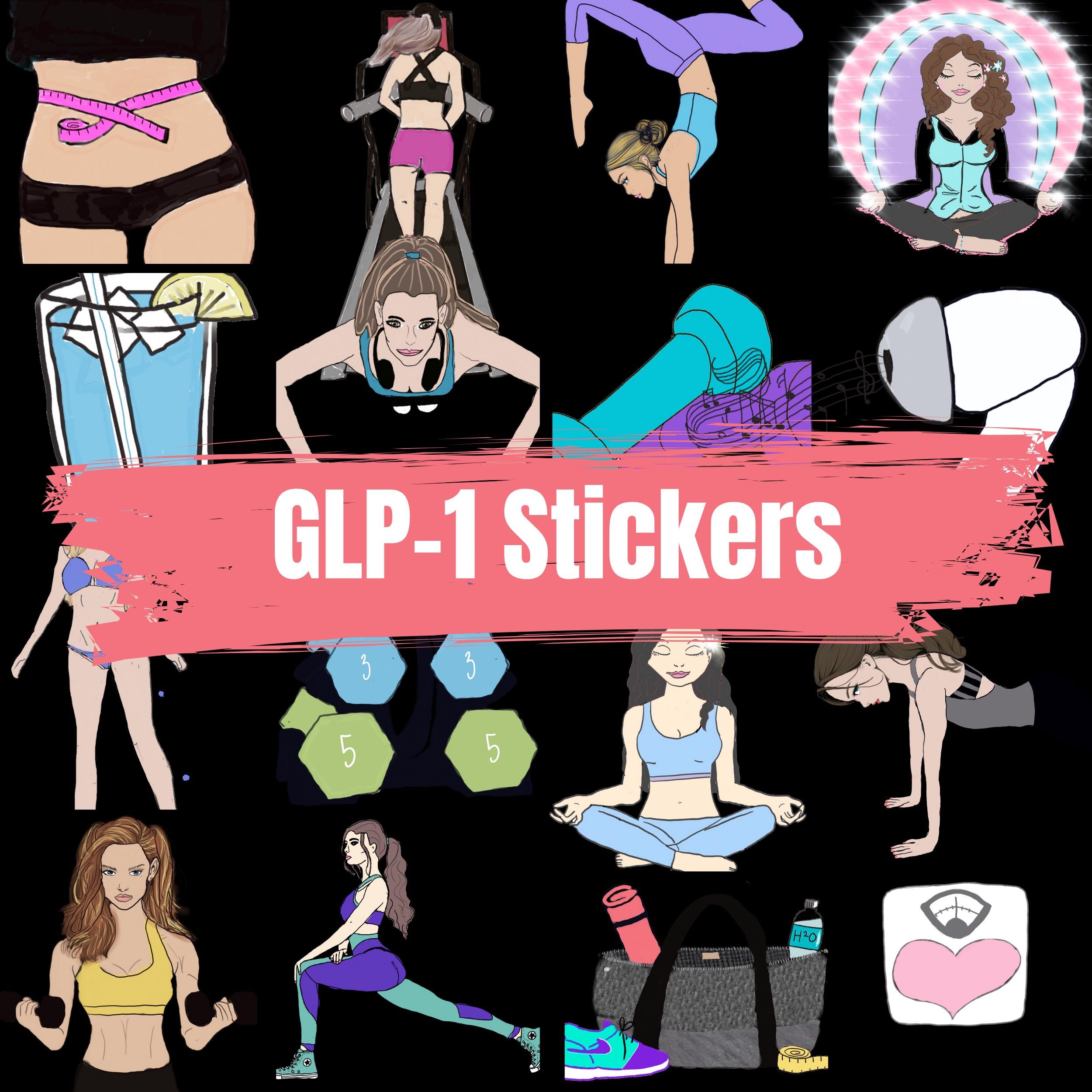 Weight loss stickers - Etsy México, image size:2500x2500