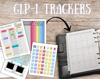 GLP-1 Weight Loss Tracker: Printable/Digital (PDF Download)