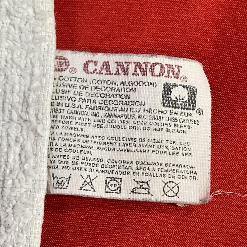Vintage 1990's Cannon Walt Disney Micky Maus Falten Handtuch / Made in USA Bild 6