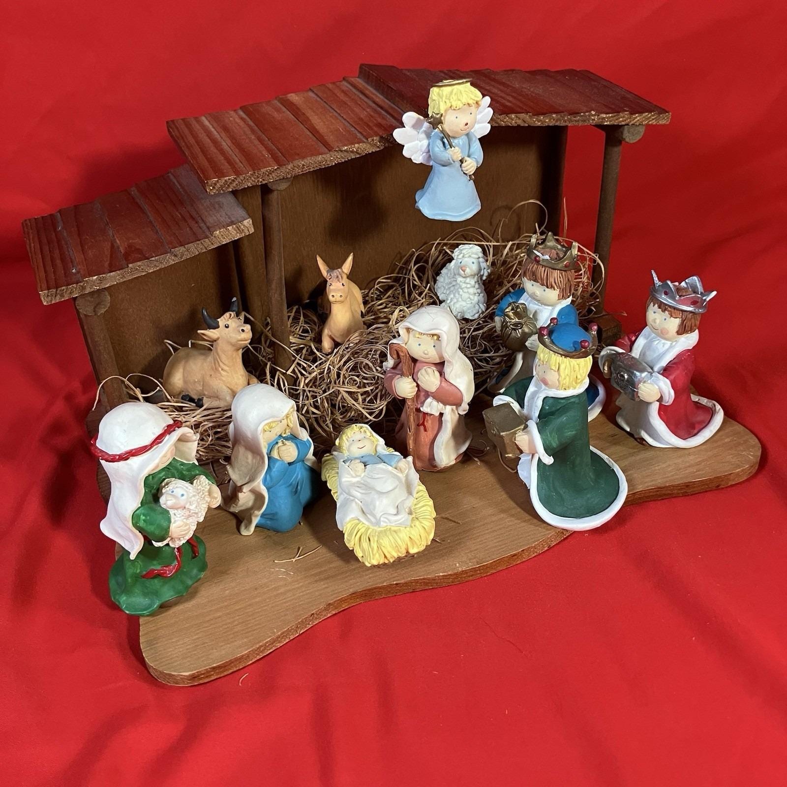 【大幅値下げ·新品同様】キリスト降誕人形７ピースセット Amazon.co.jp: 7インチ フィギュア リアルライフ・キリストの降誕 フル