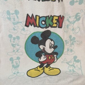 Vintage 1990's Cannon Walt Disney Micky Maus Falten Handtuch / Made in USA Bild 3