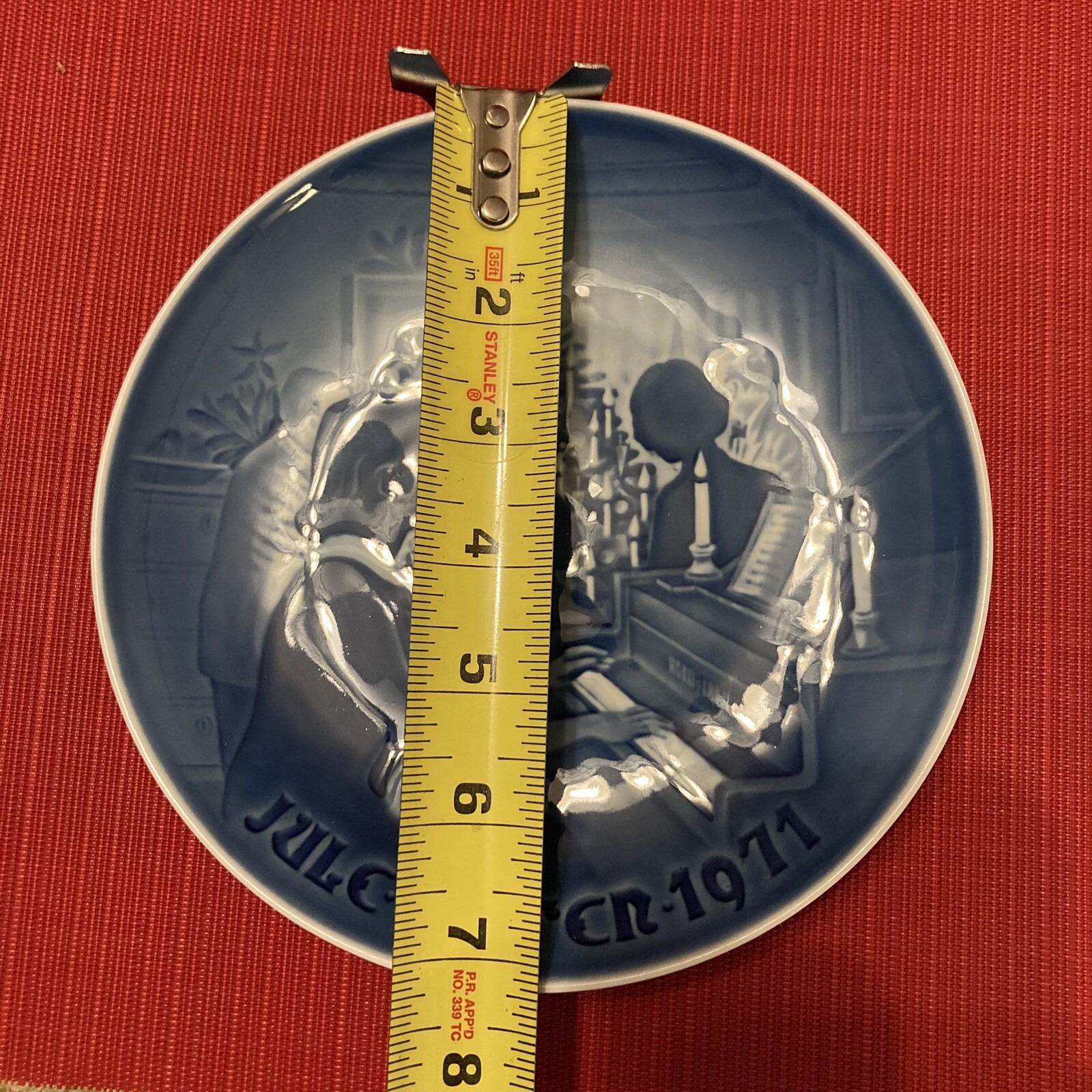 Vintage Bing & Grondahl Jule After 1971 / Christmas Plate Blue / BG / 7 ...