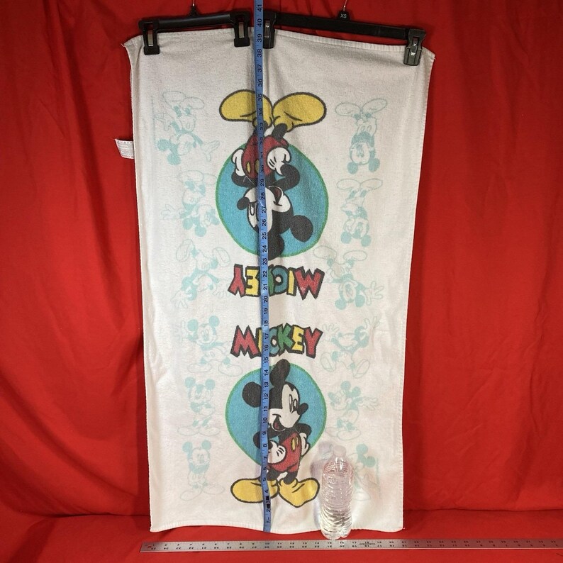 Vintage 1990's Cannon Walt Disney Micky Maus Falten Handtuch / Made in USA Bild 2