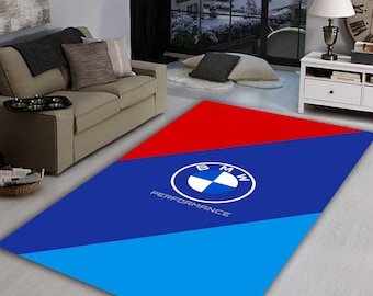 BMW Rug, Car Rug, Car Logo Rug, Aesthetic Car Rug, Exotic Logo Rug, Sports Car Rug, Bayerische Rug, German Car Rug, Aesthetic Rug, Auto Rug,