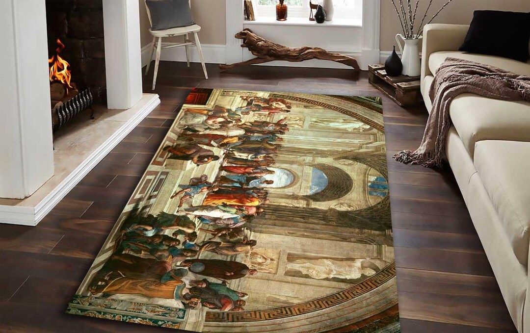 Art Rug, Renaissance Rug, Renaissance Art Rug, Italian Art, Raffaello ...