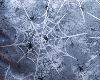 Halloween Spiderweb Pillow Cover, Decorative Toss Pillow, Accent Pillow, Throw Pillow, Pillowcase, Spider - Fits 18x18 inch form