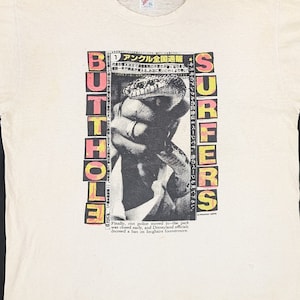 RARE Butthole Surfers 1993 Tour Shirt, Don Rock Tee, 90s XL RARE Butthole Surfers 1993 Tour Shirt, Don Rock Tee, 90s XL
