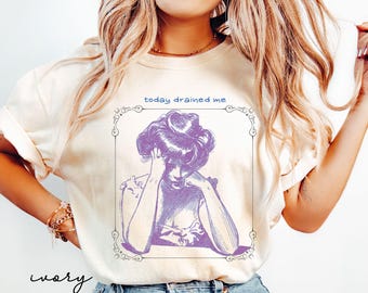 Tired Mom shirt, Sarcastic Funny Wife Shirt, Funny Mom Shirt, Mom Sayings TShirt, Sarcastic Vintage Housewife Shirt, Stay At Home Mom TShirt