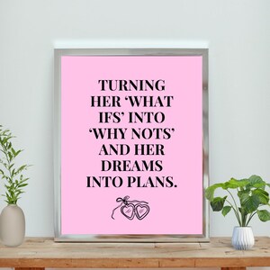 Pink Motivational Quote Poster – Inspirational Wall Art for Personal Growth, Mental Health Printable, Empowering Digital Download
