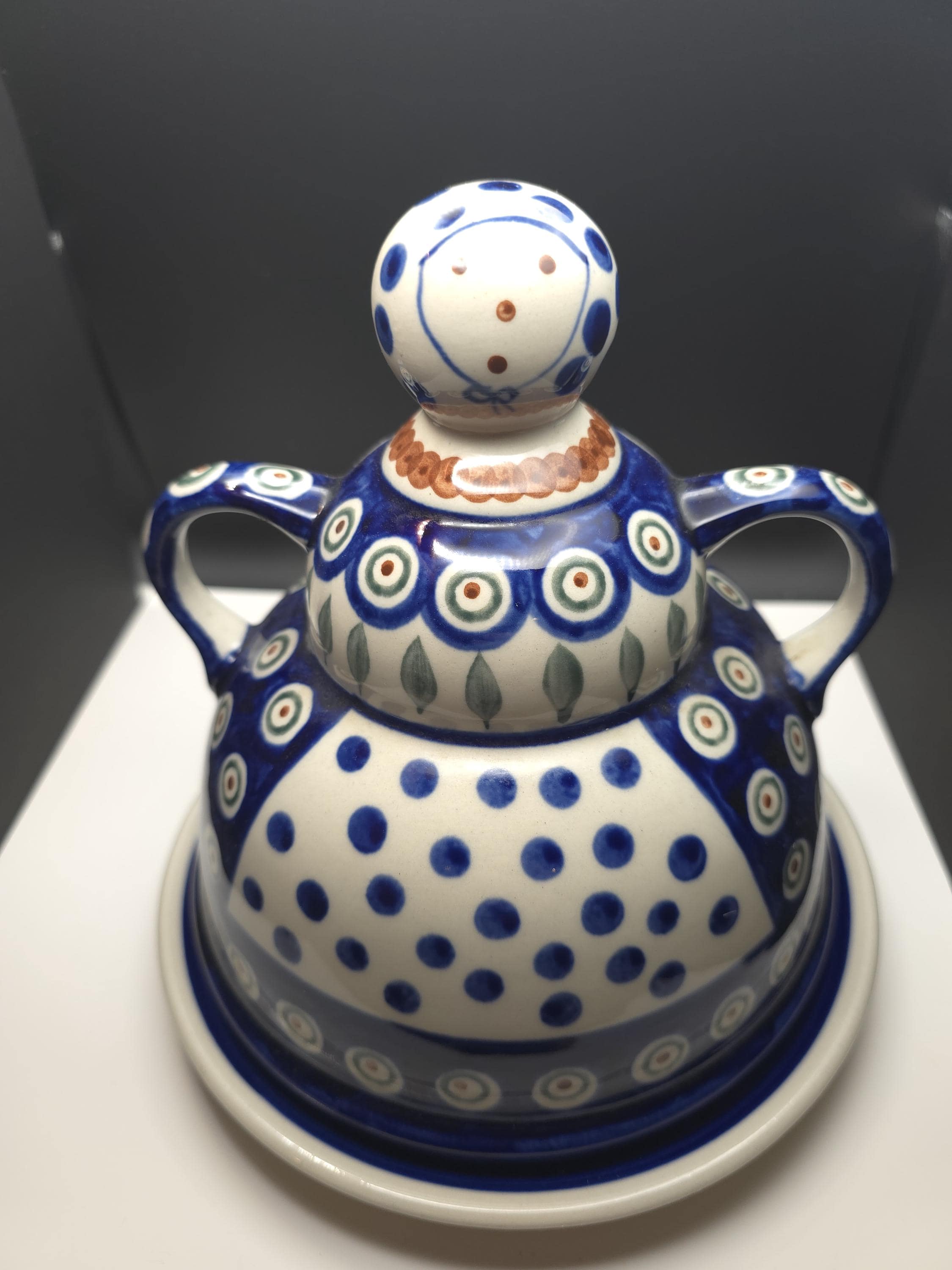 Vintage Polish Pottery Cheese Lady - Etsy