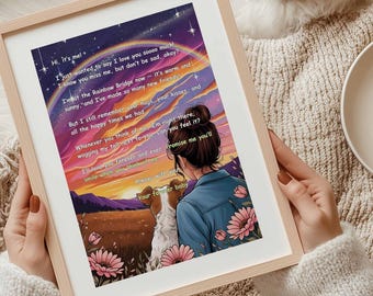 Rainbow Bridge Pet Memorial Print: Healing Remembrance Gift (Digital Download)
