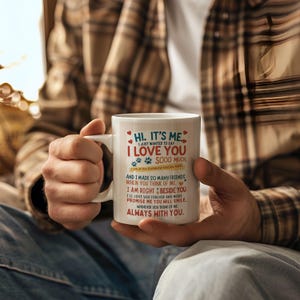 Regenbogen Brücke Haustier-Gedenkbecher | Buchstabe von Deinem Haustier | Personalisiertes Haustier-Verlustgeschenk | Hunde oder Katzen-Erinnerungs-Tasse | 11 Unzen 15 Unzen