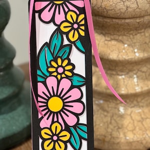 Marcadores de livros coloridos e divertidos/borboletas/flores