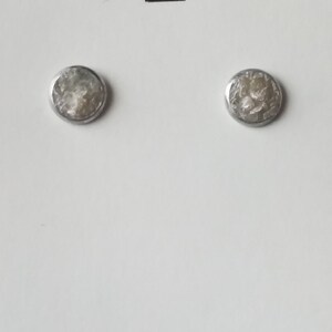 Crystal Faux Druzy Stud Earrings