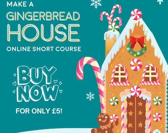 Video tutorial + materiale stampabile per la casa di pan di zenzero