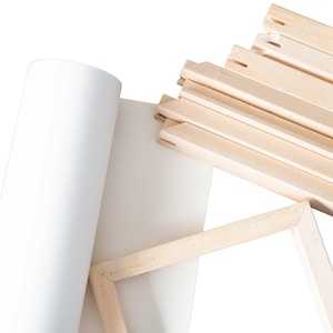 DIY Pine Wood Canvas Stretcher Bars: Build Your Own Frame