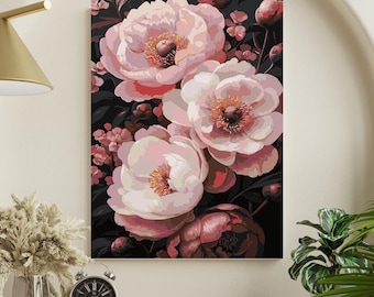 DIY Blumenstrauß Malen nach Zahlen Kit: Handgemachte Wandkunst
