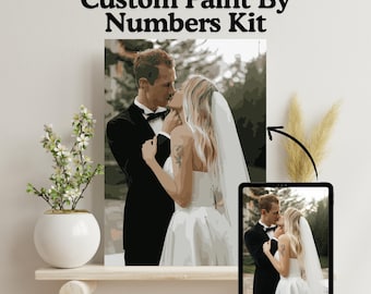 Custom Paint by Number From Photo: Personalized Photo Canvas Art