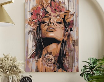 MEIYUDA Dipingere con i numeri, adulti con cornice, fiori e piante, set di pittura digitale a olio su tela con pennelli e pigmento acrilico, set fai da te, arte per decorazione della MEIYUDA Dipingere con i numeri, adulti con cornice, fiori e piante, set di pittura digitale a olio su tela con pennelli e pigmento acrilico, set fai da te, arte per decorazione della