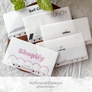 Cash Umschlag | DIN A6 | A7