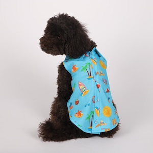 Pet Tropical Shirt and Hat Set For Dogs&Cats