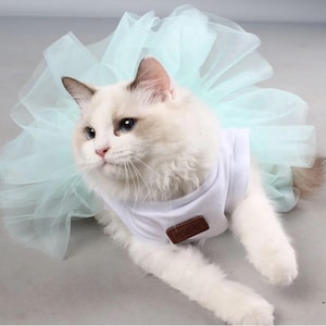 Pet Costume Princess Tutu Dress Green For Dogs&Cats