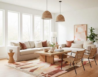 MRIRT MOROCCAN SHAG Rug - Hand-Tufted Beni Mrirt High Quality Wool Rug -Hand-Tufted Beni Mrirt Wool Rug –Authentic Moroccan Shag Carpet