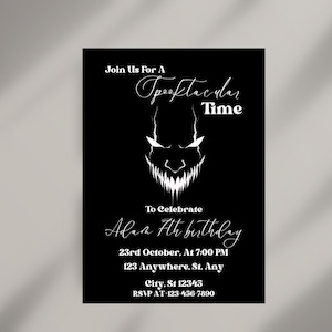 Halloween Witch Birthday Invitation, Spooktacular Time Invitation, Halloween Party Invite, Girl Birthday, Witch Birthday Invitation