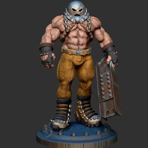 Jaggarnaut Figure, 3D Painted Figures, Action Figurines, Miniature Scupulture, Gift Figurine