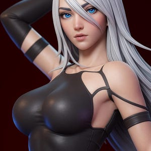 A2 Character, 3D Painted Figures, Action Figurines, Miniature Scupulture, Gift Figurine