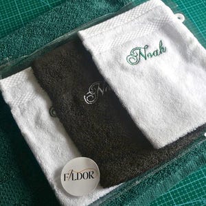 Personalized Washcloth - First Name or Initials - 100% Cotton - Unique Gift