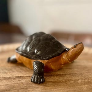 Vintage Turtle Figurine Japan - Etsy