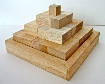 Pyramid Puzzle - Natural