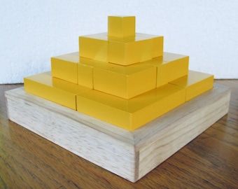 Pyramid Puzzle - Yellow