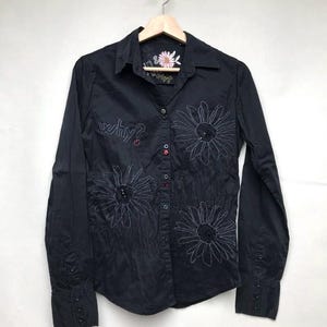 Y2k Vintage Desigual tailliertes Hemd