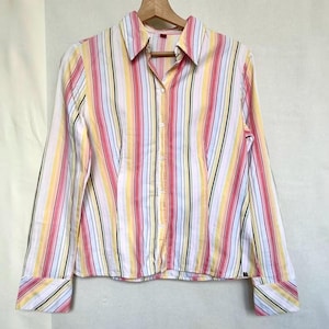 vintage y2k striped shirt