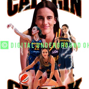 Caitlin Clark Design Gráfico PNG