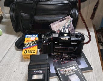 Nishika N8000 3D Point and Shoot 35mm Film Camera With Nishika