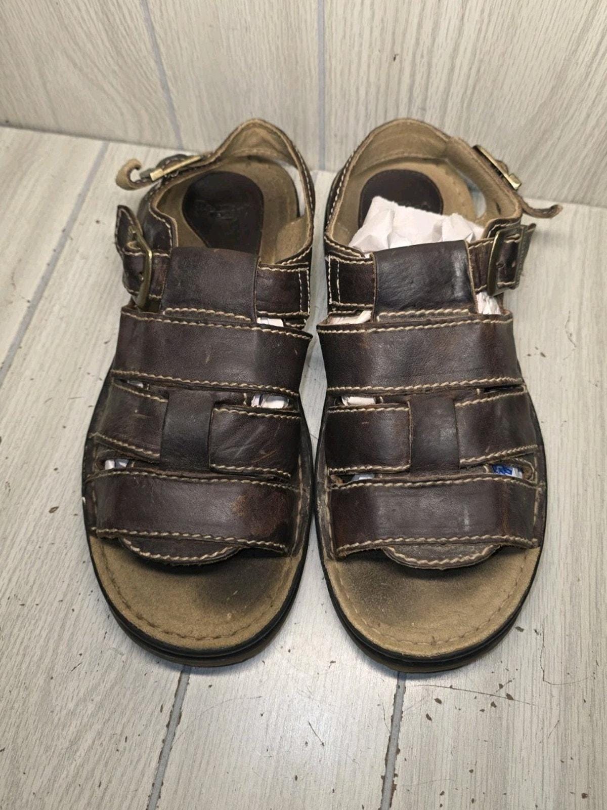 Dr Martens Fisherman Sandals Size 9 Vintage Made in England Taupe Grey Vintage Dr Martens fisherman sandals UK Size 6 US Women Size  main image 2