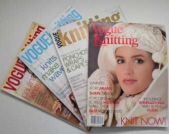Vintage Vogue Knitting International Magazine Back Issues - YOU CHOOSE