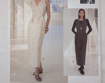 Vogue Attitudes Sewing Pattern 1157 UNCUT Adri Dress and Belt CHOOSE SIZE