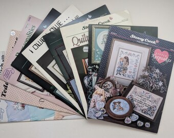 Vintage Out of Print Cross Stitch Pattern Booklet - YOU CHOOSE