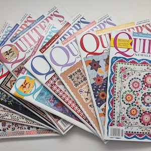 Quilters Newsletter Magazine Issues - Etsy