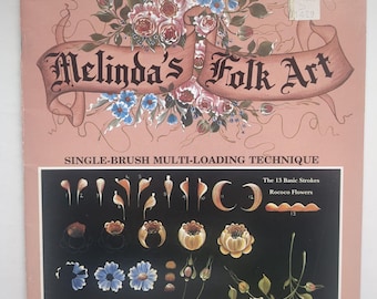 Decorative Painting Book Melinda's Folk Art Vintage 1993