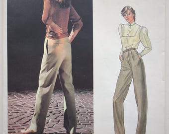 Vogue American Designer Sewing Pattern 2677 UNCUT Perry Ellis Misses' Proportioned Pants Size 12