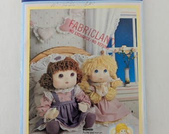 Patrón de costura para muñecas sin cortar, Butterick Craft Pattern 3049, Muñecas Special Blessing, Vintage 1988