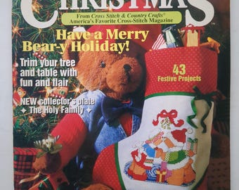 Better Homes and Gardens Cross Stitch Christmas Magazine 1991