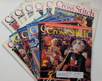 Vintage Cross Stitch & Country Crafts Magazine Back Issues - YOU CHOOSE