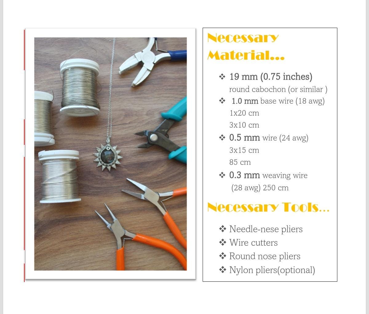 Wire Wrapped Sun Pendant Tutorial for Beginner, Jewelry Tutorial ...
