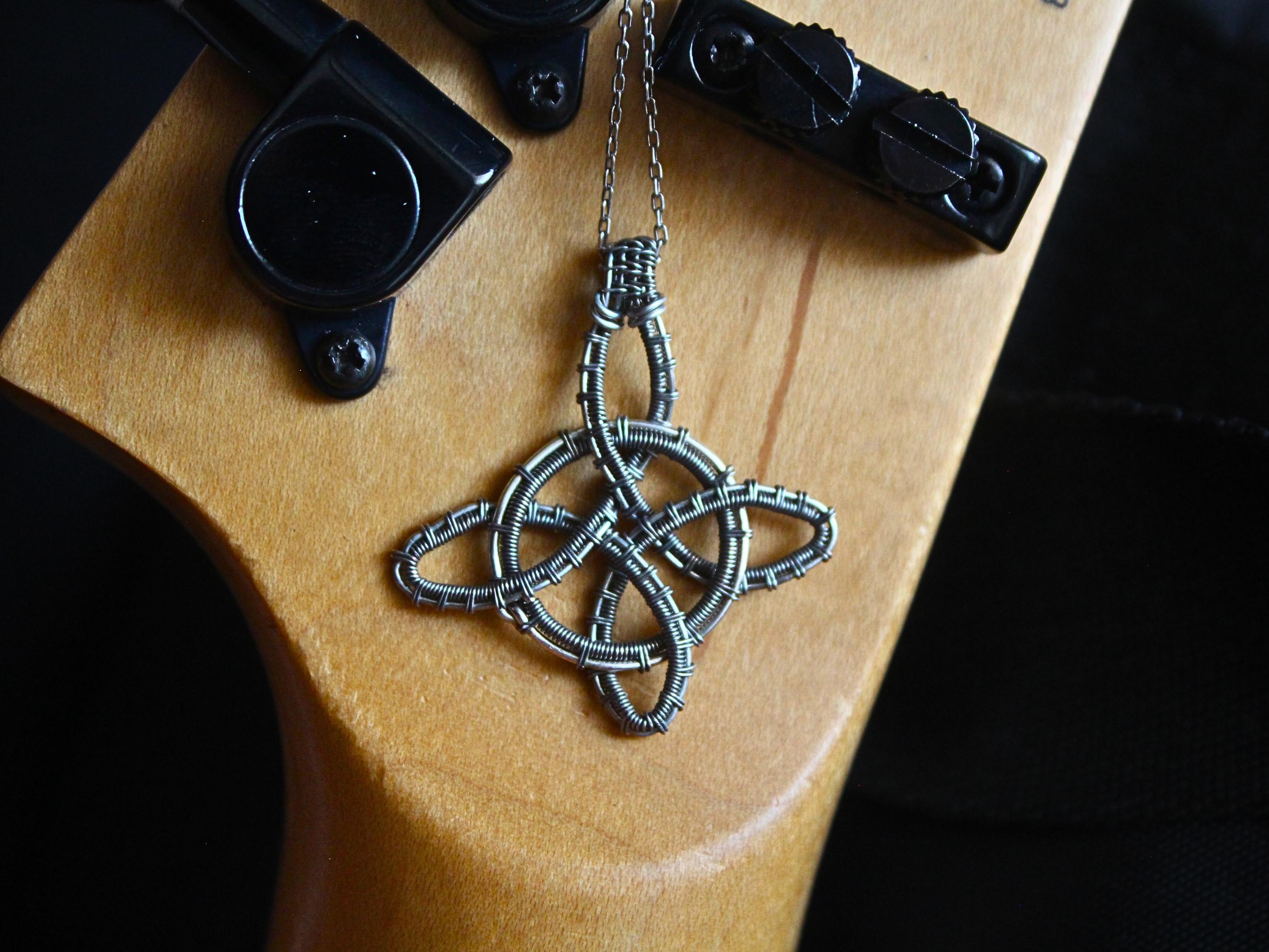 Witch Knot Pendant Wire Wrap Tutorial, Jewelry Tutorial, Jewelry Making ...